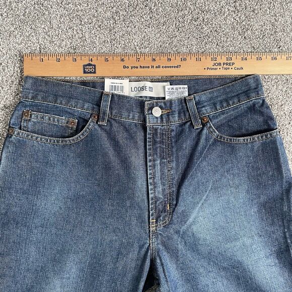 Gap Loose Fit Straight Leg Women's Jeans Blue Faded Denim Size 8 Regular NEW - Picture 12 of 12
